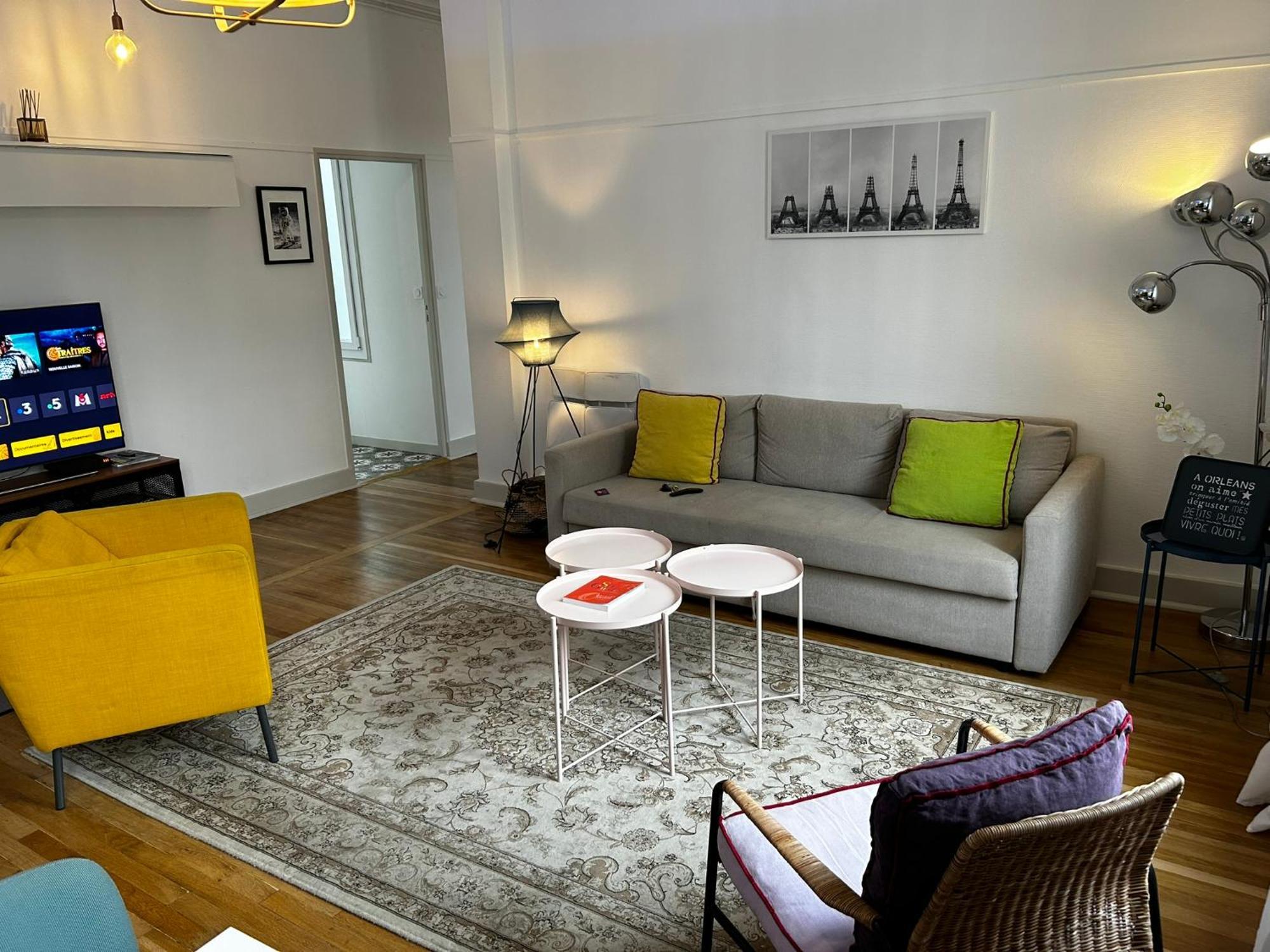 Martroi - Coeur De Ville - 3 Pieces 80 M2 Tv - Internet Haut Debit - Loisirs Et Affaires Орлеан Екстер'єр фото
